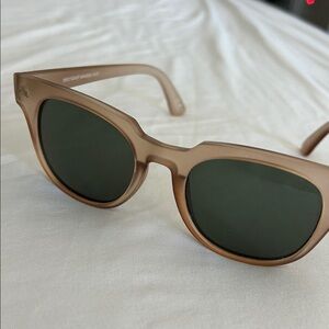 Target Tan Sunglasses with Dark Lenses